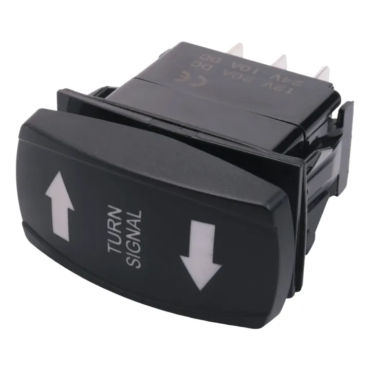 Turn Signal Rocker Switch LED for RV Vehicle 4Pin Universal Switch ...