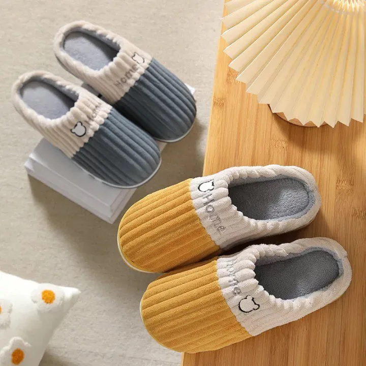 Checked%20Indoor%20Winter%20Unisex%20Indoor%20Slippers%20-%20Image%204