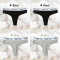durableFit underwear Tase underwear pants plus Zi thong cotton underwear 3XL women's 3-piece set S-G-String low rise briefs panties comfort. 