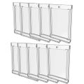 New Acrylic Card Holders Transparent Magnetic Card Storage Box Display 35PT Trading Cards Sleeves Card. 