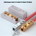New High Power High Power Splitter Conductor Brass Large Current Wire Connector Wiring Connector Electrical. 