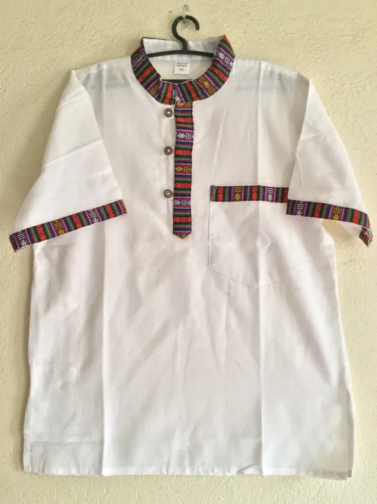 White%20Bhutani%20Half%20Kurta%20Shirt%20For%20Men%20-%20Image%205
