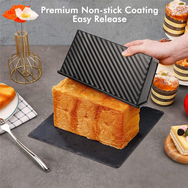 Loaf%20Pan%202%20Pack,%20Non-Stick%20Bread%20Pan%20with%20Lid%20Carbon%20Steel%20Bread%20Toast%20Box%20Mold%20with%20Cover%20for%20Bakeware%20Bread%20Easy%20to%20Use%20Black%20-%20Image%202
