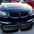 FORIDE 2X Gloss Black Front Kidney Grill Grille for E92 E93 3-Series 328I 335I Coupe 2011-2013. 