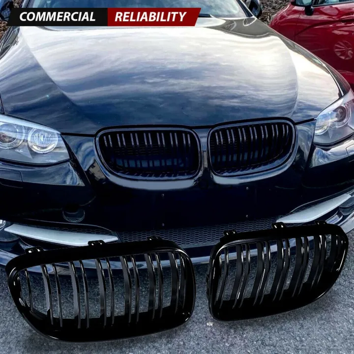 FORIDE%202X%20Gloss%20Black%20Front%20Kidney%20Grill%20Grille%20for%20E92%20E93%203-Series%20328I%20335I%20Coupe%202011-2013%20-%20Image%207