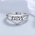 Women's Jewelry Womens Anxiety Rings Hypoallergenic  Sterling  Stress Relief Bands Sterling  Fidget Ring Fidget Rings Anxiety-relief Rings  Rings for Stress and Anxiety Relief Fashion Accessories. 