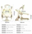 Multi-Function Music Electric Swing American Baby Comfort Shake Chair Cradle. 