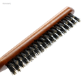Difutagui Hair brushing, scalp massage, anti-static styling brush for fluffy hair, wooden 【2025 Luxury Version】 handle, natural boar bristle, professional hairstylist styling tool.. 