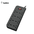 Belkin Essential Series 8 Socket Surge Protector Universal Multi Plug Socket. 
