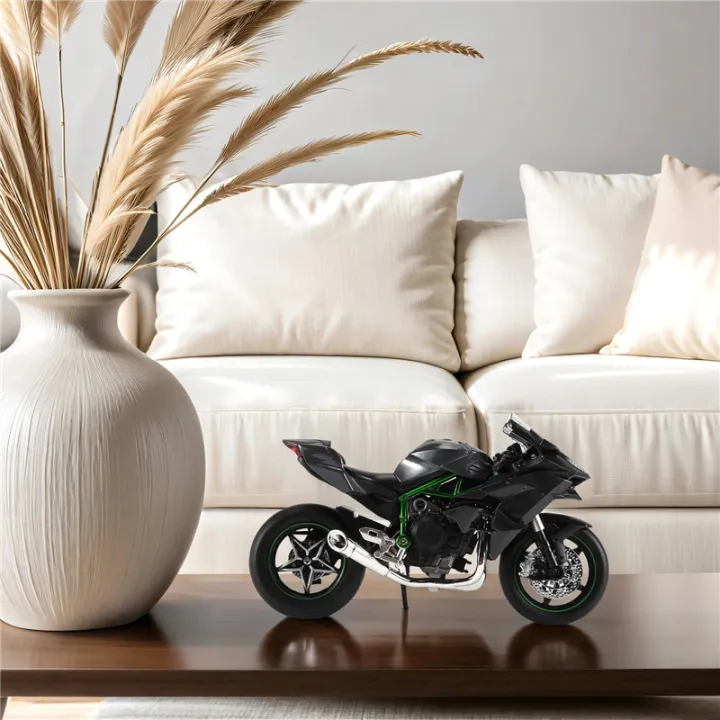 1:12%20H2%20R%20Motorcycle%20Diecast%20Alloy%20Model%20Toy%20Collection%20Black%20-%20Image%203
