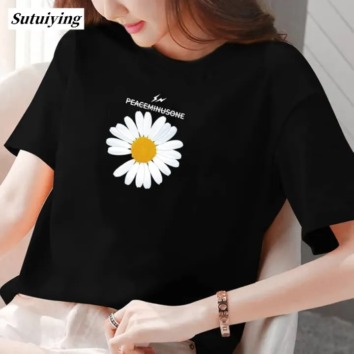 Sutuiying%20Pack%20Of%202%20Women%20oversized%20Relax%20In%20Comfortable%20Luxury%20Printed%20T-Shirts%20For%20Girls%20and%20Women%20-%20Image%202