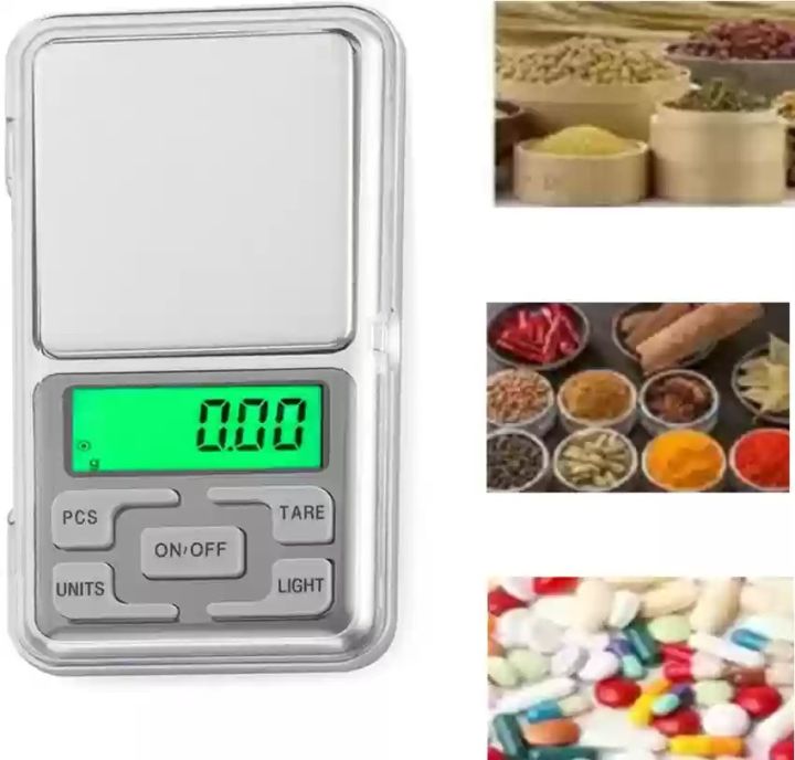 Mini Digital Scale LCD Electronic Capacity Balance Diamond Jewelry Weight Pocket Scales
