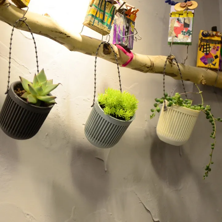 Double-layer%20Hanging%20Plant%20Holder%20Lazy%20Water%20Plastic%20Basket%20Wall%20Flower%20Pot%20Mystic%20-%20Image%204