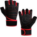 Weight lifting wrist support Gym & Fitness Gloves (Free Size, Multicolor). 