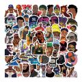 Artsy Home 25/50 Pcs Hip Hop Music Rapper Stickers for Laptops Cellphone Guitar. 