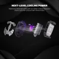 Fantech Phone Fan Cooler HP Gaming Magnetic Glacier MAX PC10  for Smartphone iphone android Cooling Fan. 