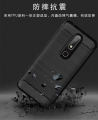 lthmy for Nokia 6.1 Plus Case Carbon Fiber TPU Soft Silicone Back Cover Armor Phone Case Casing. 
