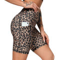 Tie-dye Women Textured Shorts High Waist Booty Gym Shorts Workout Short Fitness Leopard Print Running Short Athletic Clothes. 