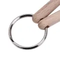NEW Wood Drumsticks Keychain Metal Mini Drum Sticks Key Ring Gift Percussion Key Ring. 