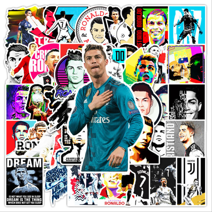 Artsy%20Home%2025/50/100%20Pcs%20Cristiano%20Ronaldo%20Stickers%20for%20Laptops%20Cellphone%20Guitar%20-%20Image%205