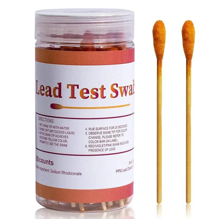 Lead Test Swabs, 80 Piece Instant Lead Test Kit, Rapid Home Use Test ...