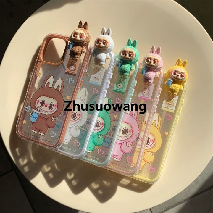 Zhusuowang%20IUQXU%20Labubu%203d%20Doll%20Zimomo%20Phone%20Case%20Phone14%20Suitable%20For%20Iphone%201New%20style%206%20Mokoko%20Silicone%20Transparent%20Protective%20Case%20Girlfriend%20Gifts%20-%20Image%202