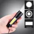 Mini Rechargeable LED Tactical Flashlight Powerful Torch Mini Pocket Torchlight Zoomable Focusing Emergency Flashlight. 