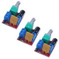 ARELENE 3X Mini DC Motor PWM Speed Controller 3V 6V 12V 24V 35VDC 90W 5A DC Motor Speed Control Switch LED Dimmer. 