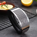 Stainless Steel Garlic Press Rocker - Professional Grade Garlic Mincer Crusher And Garlic Presser. 