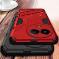 Vantime Case for Realme 11x 5G / Realme 11 5G Stand Shockproof Armor Lens Protection Hard Casing. 