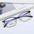Metal Frame Blue Ray Cut Thin Square Computer Glasses For Unisex. 