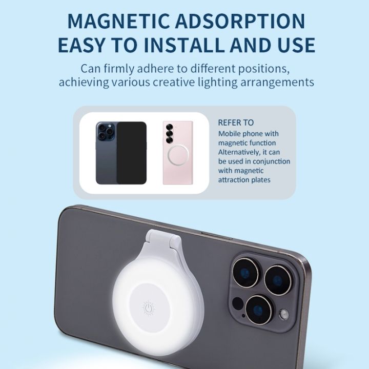 NEW%20Magnetic%20Phone%20Selfie%20Fill%20Light%20Folding%20Adjustable%20LED%20Soft%20Light%20-%20Image%205