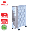 Havells OFR 11 Wave Fin 2900 Watt Oil Filled Radiator with PTC Fan Heater | India's No.1 OFR | Havells Oil Heater | Latest Model. 