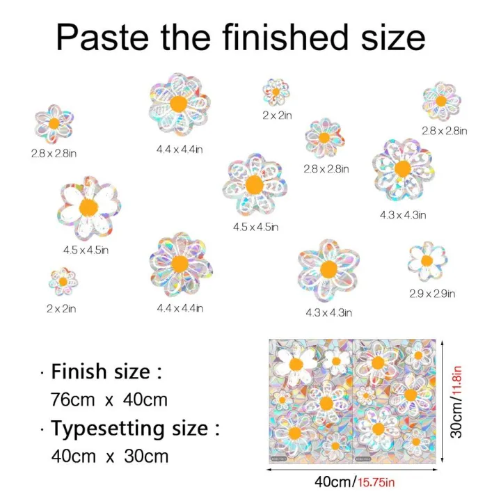 6/12%20PCS%20Window%20Clings%20Double-Sided%20Window%20Stickers%20Daisy%20Pattern%20Shiny%20Glass%20Decals%20Static%20Cling%20Vinyl%20Anti%20Collision%20Sun%20Catchers%20Mirror%20Decoration%20-%20Image%202