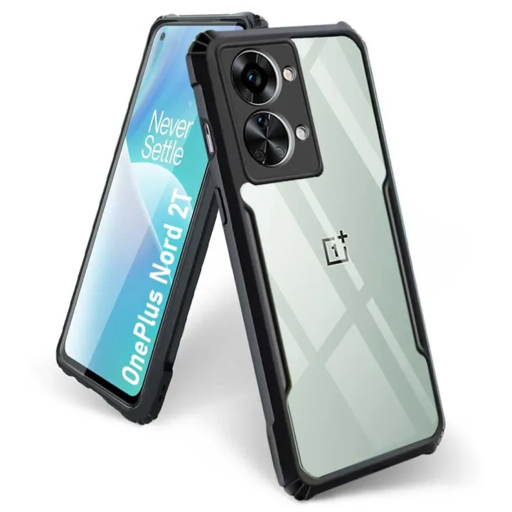 OnePlus%20Nord%202T%205G%20Cover,%20HD%20Clear%20Transparent%20With%20Bumper%20Case%20%7C%20Non%20Yellowing%20-%20Image%206
