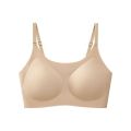 Robin Hood Seamless Foundation Liquid Lingerie Women's Bandeau Invisible Dressing Impermeable Comfortable Underwire Small Gathered Bra. 