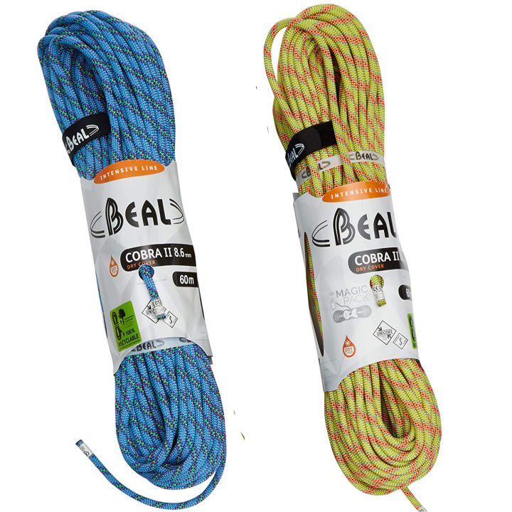 Beal 8.6 mm Cobra II Unicore Dry Cover Rope 50 mtr