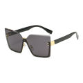 RAY BAN Luxury brand design gradient rimless square sunglasses ladies teacher vintage style green pink sunglasses ladies sunglasses glasses. 