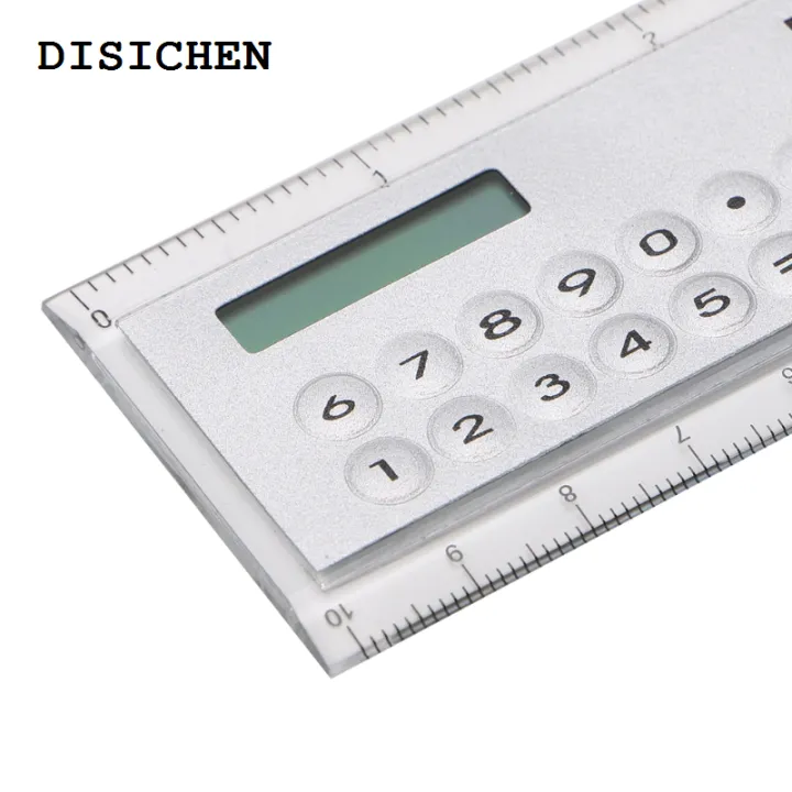 DISICHEN%20Fashion%20Mini%20Pocket%20Basic%20Calculator%20with%20Magnifier%20Solar%20Transparent%20Ruler%20Digital%20Desktop%20Fit%20for%20Kids%20Student%20School%20Supplies%20-%20Image%202