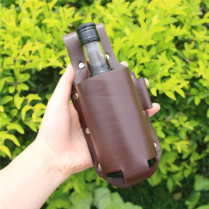 Classic%20Beer%20Holster%20Great%20Gadget,%20Perfect%20Beer%20Gift%20for%20Men%20of%20All%20Ages,%20Leather,%20Holster%20Brown%20Durable%20Easy%20to%20Use%20-%20Image%209