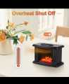 Electric Mini Handy Heater Portable Flame Heater 1000W. 