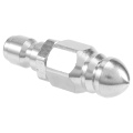 1/4 Inch 5000 PSI Sewer Jetter Nozzle Pressure Drain Jetter Hose Nozzle for 1/4 Pressure Washer Quick Connector. 