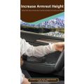 Practical Adjustable Height Car Armrest Storage Container Organizer Universal Extendable Armrest Pad Multifunctional Comfort Car Elbow Rest Box Car Accessories. 