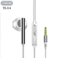 Yesplus YS-314 Genuine Extra Bass Crisp & Clear Stereo Earphone - White. 