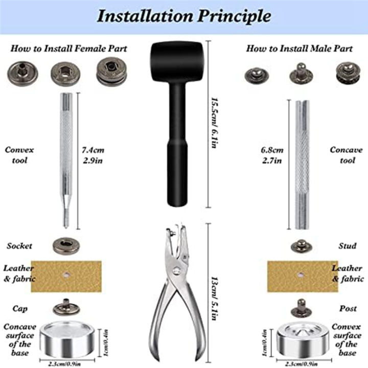Leather%20Snap%20Fasteners%20Kit,%20120%20Set%20Metal%20Snap%20Buttons%20Press%20Studs%20with%206%20Setting%20Tools,%20for%20Clothes%20-%20Image%203