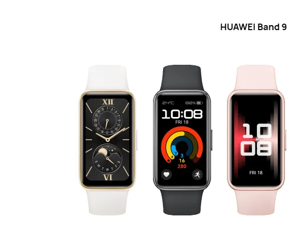 Huawei Band 9 | 8.99mm Ultra Thin Design | Continuous Heart rate Monitoring | 100 Workout Modes | Scientific sleep Tracking