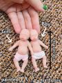 1 Pc 3.15 Inch Full Body Solid Silicone Bebe Rebon Doll For children Play bebe reborn reallista de silicone Doll. 