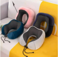Travel Neck Pillow With Memory Foam. 