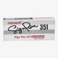 Monami Sign Pen 351 Non-Permanent Pack of 12. 