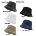Wenefang Washed Denim Bucket Hat Wide Brim Cotton Fisherman Hat Summer Bargain price Panama Sun Hat Outdoor Beach Fishing Cap For Aldult Kids. 